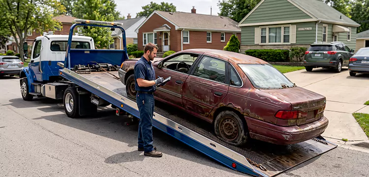 Non-Running Junk Vehicle Removal in Philadelphia