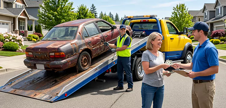 Water-Damaged Scrap Car Removal in Philadelphia