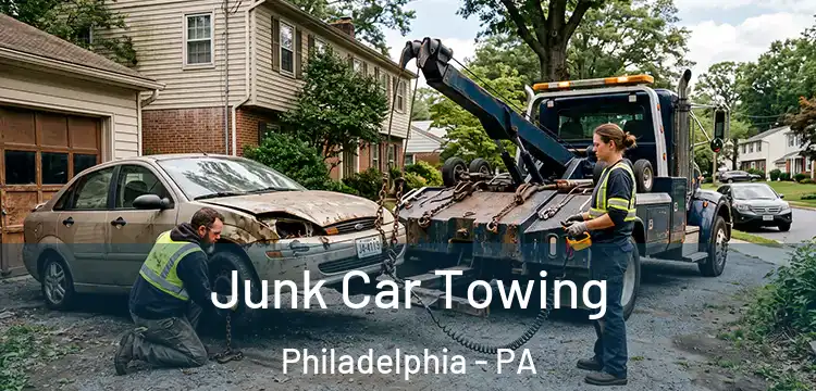 Junk Car Towing Philadelphia - PA
